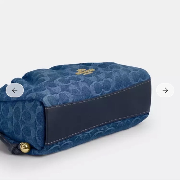 🩵 COACH Faye Denim Shoulder Bag 🩵 - Picture 7 of 8